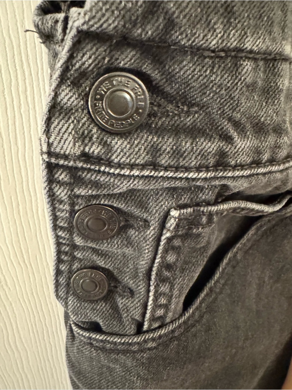 Free People We The Free black denim shortalls in size Small 🖤 - Picture 6 of 8
